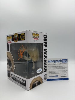 Duff McKagan Rocks: Skeleton - #403- Funko Pop! - Signed By Duff Mckagan - Certified by Autographcoa
