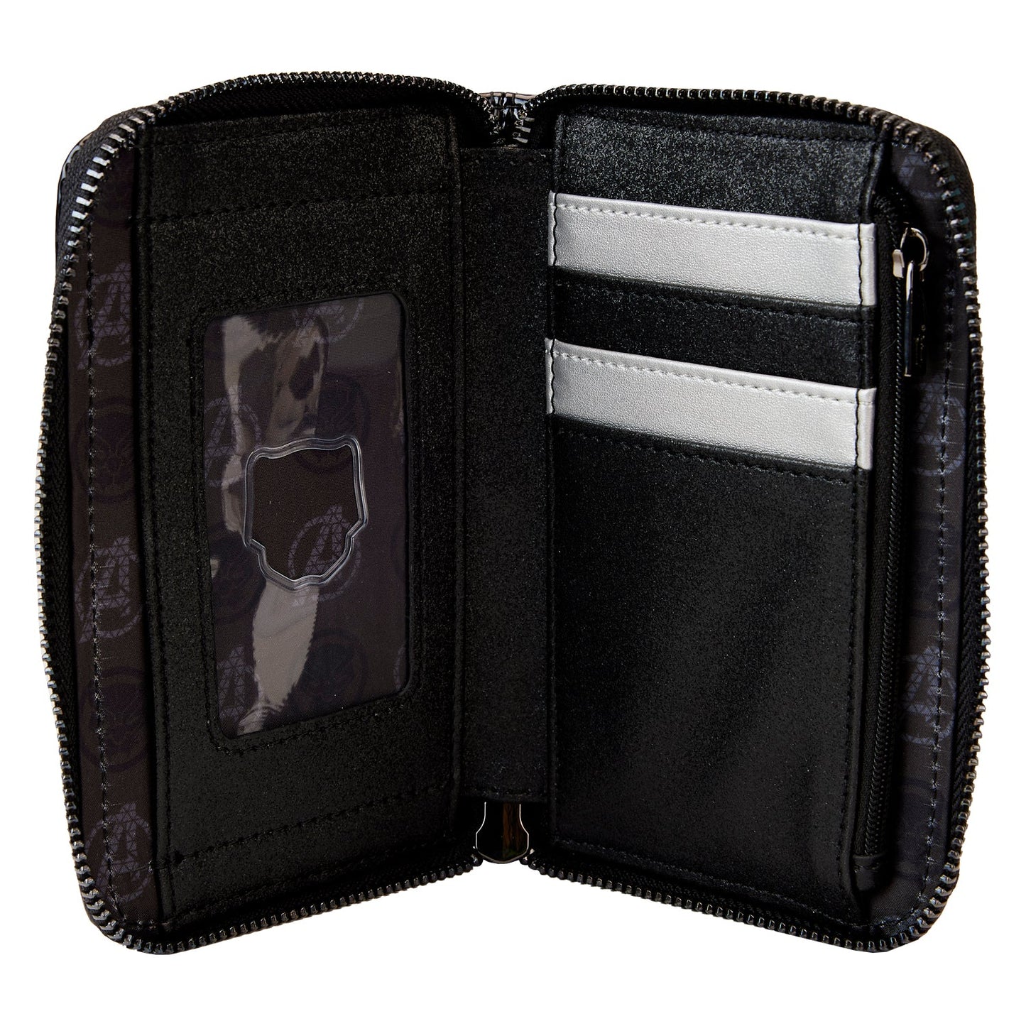 Metallic Black Panther Cosplay Zip Around Wallet - Marvel - Loungefly