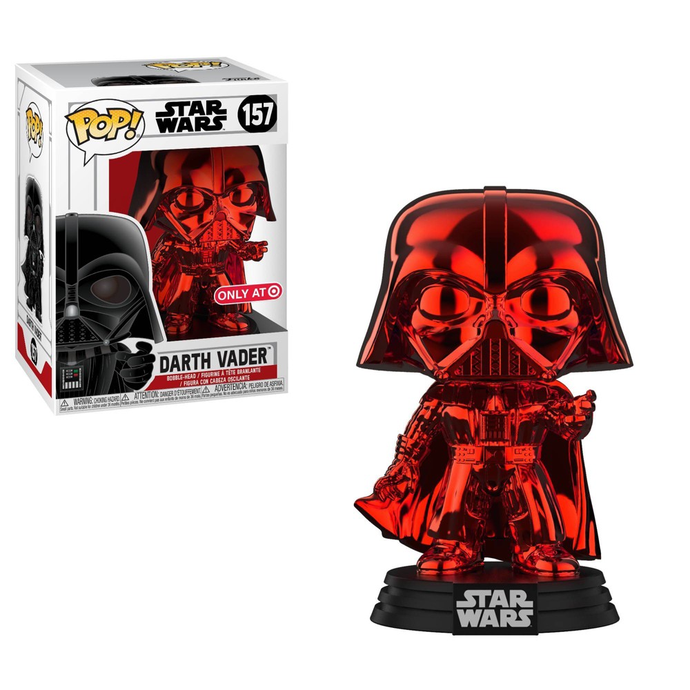Darth Vader Red Chrome - #157 - Target Exclusive Funko Pop
