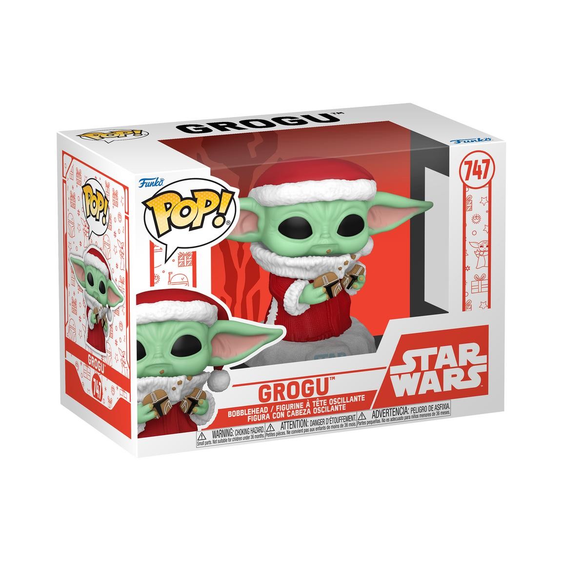 Grogu - #747 - Star Wars: Mando Holiday Grogu - Funko Pop!