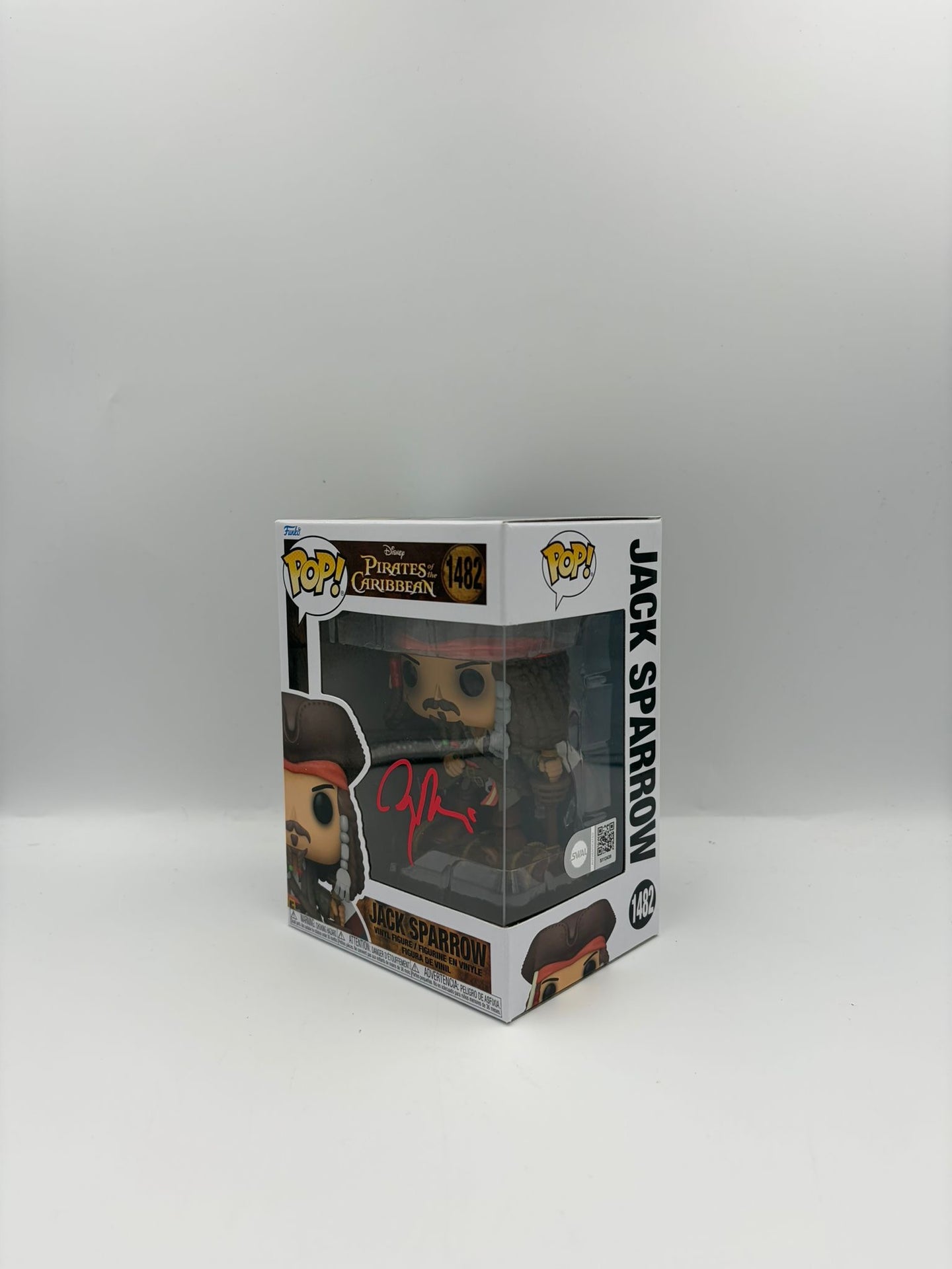 Jack Sparrow - #1482 - Pirates Of The Caribbean - Signed By Jerry Bruckheimer - SWAU Certified Funko Pop!