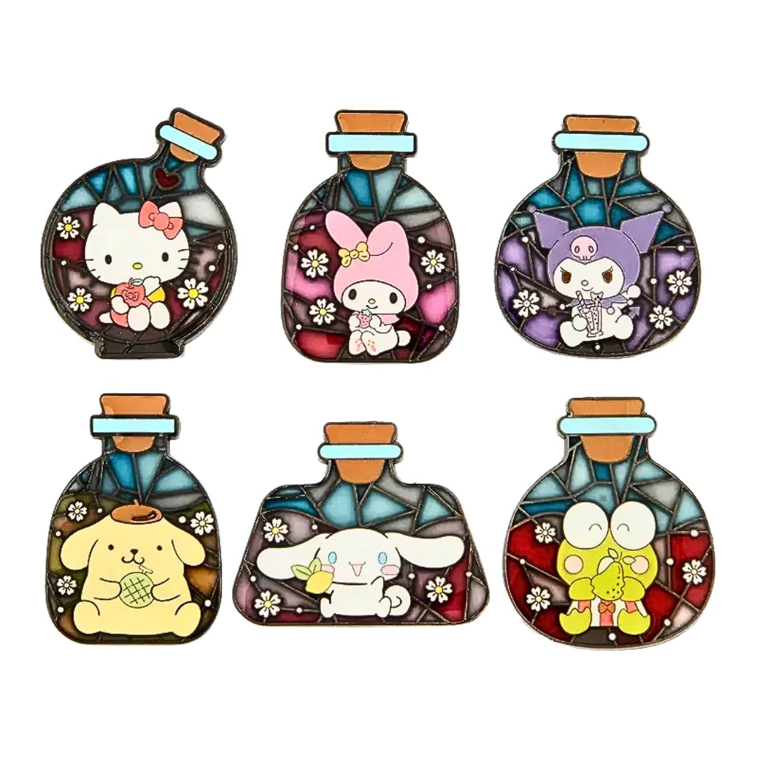 Sanrio Hello Kitty & Friends Potion Bottle Stained Glass Blind Box Pin - Loungefly - Pins