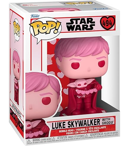 Pop! Vinyl Star Wars Valentines Luke And Grogu - #494 - Funko Pop!