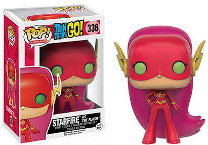 Pop! Television Teen Titans Go! Starfire As The Flash - #336 - Funko POP! Toys R Us Exclusive