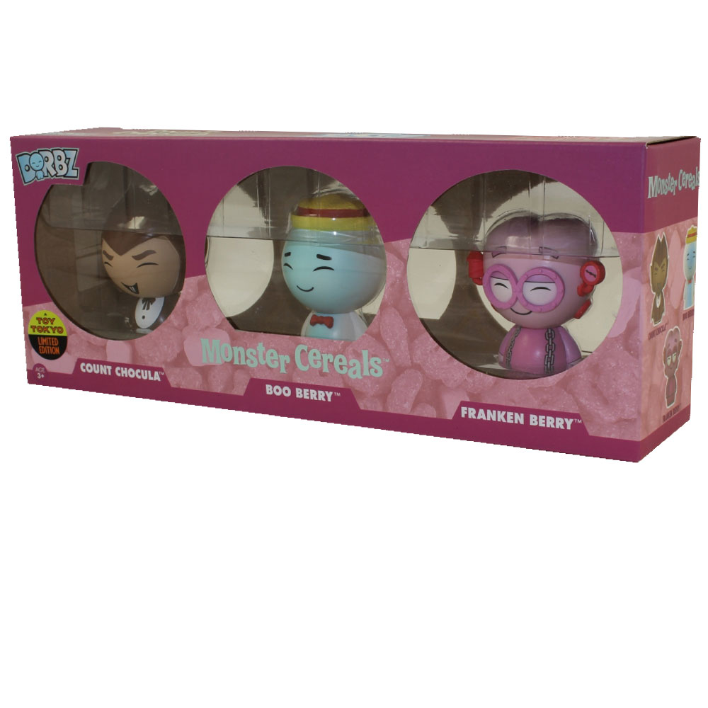 Dorbz Figures - Monster Cereals - Count Chocula, Boo & Franken Berry - Funko Dorbz!