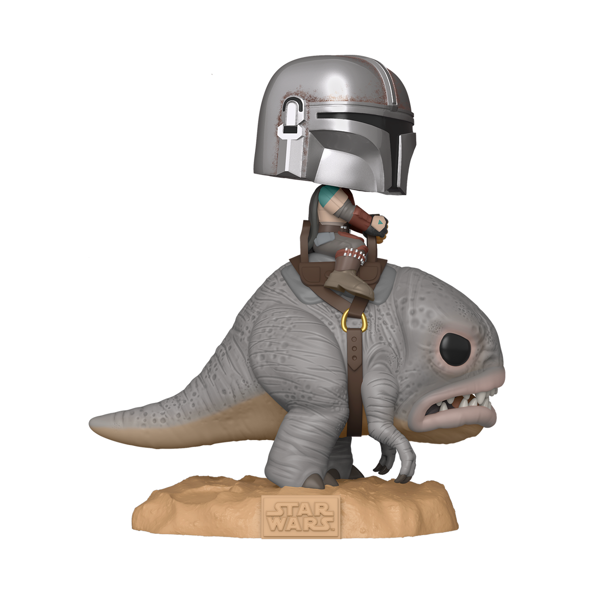 Deluxe Star Wars: The Mandalorian On Blurrg - #320 - Funko Pop