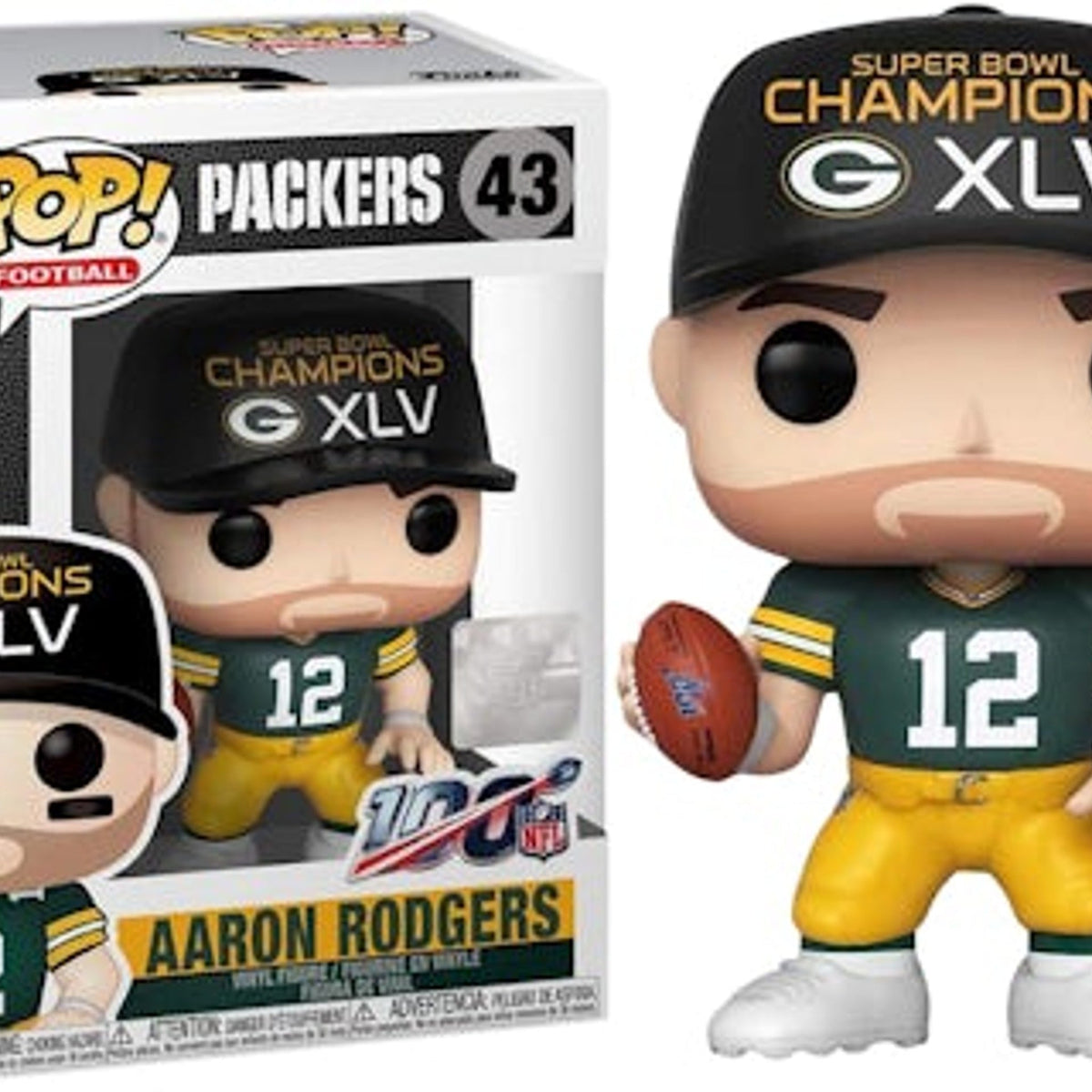 Football NFL: Packers - Aaron Rodgers - #43 - Funko POP!