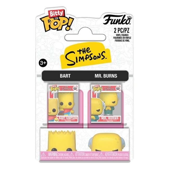 Bitty 2 Pack: The Simpsons - Bart & Mr. Burns - Funko
