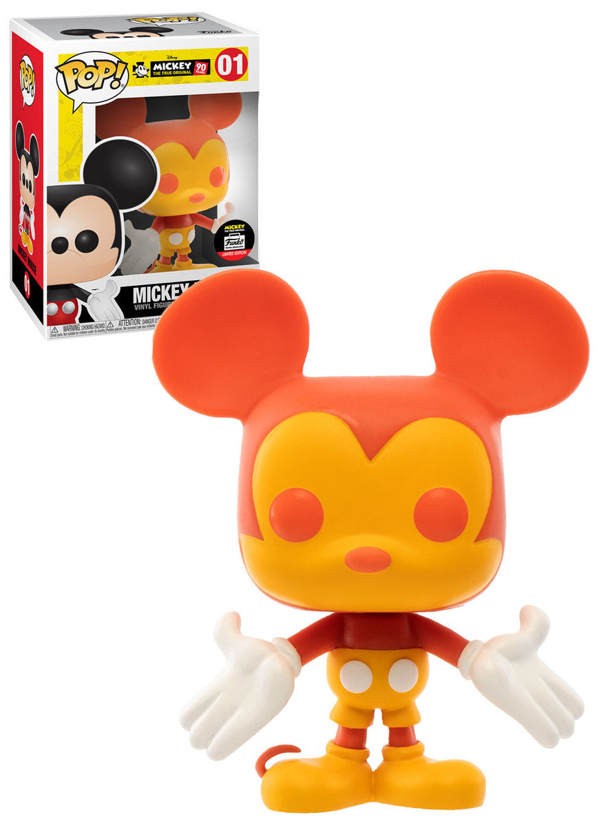 Disney Mickey Mouse - #01 - Funko POP! (Orange Colorways) - Shop Limited Exclusive