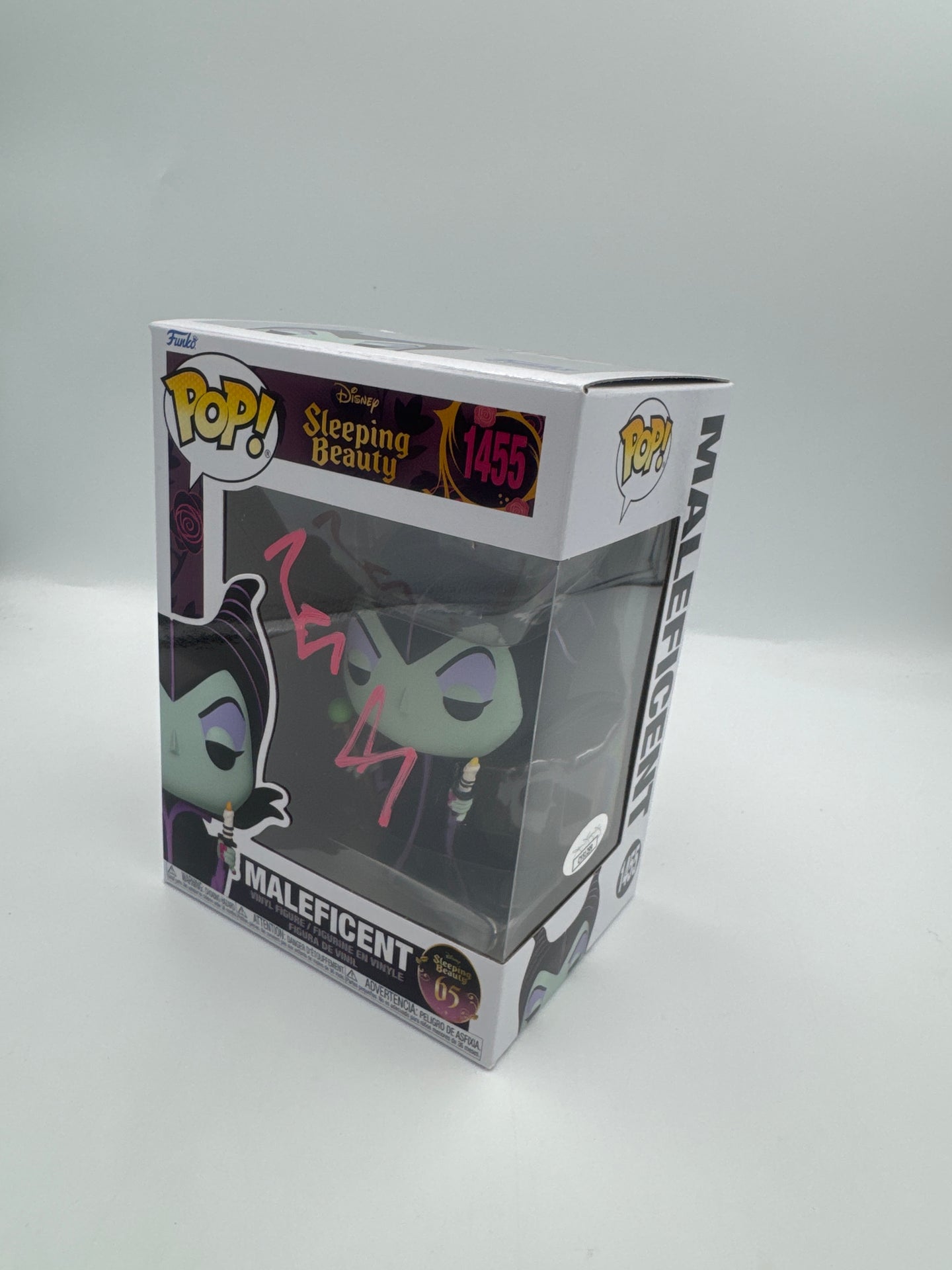 Maleficent W/ Candle - 65th Anniversary - #1455 - Funko Pop! - Sleeping Beauty - Disney - Signed By Angelena Jolie