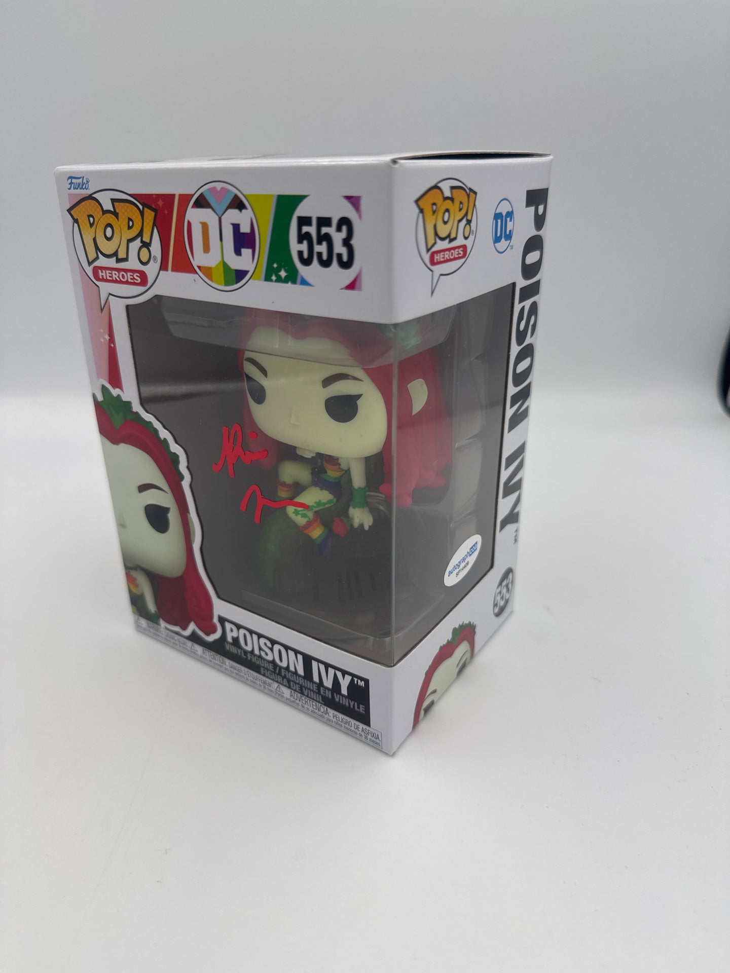Poison Ivy - #553 - DC Heroes Funko Pop! - Signed By Riki Lindhome - Autographcoa Certified Funko Pop!