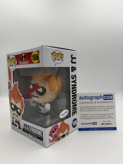 JJ & Syndrome - #1506 - Funko Pop! - The Incredibles - Signed By Jason Lee - Autographcoa Certified Funko Pop!