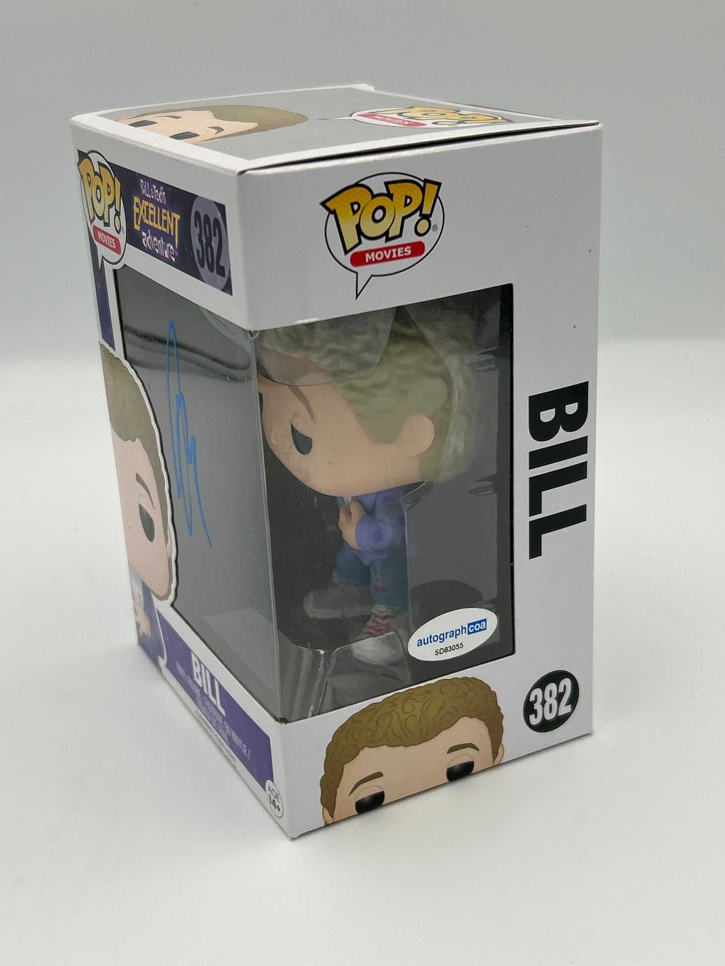 Bill - #382 - Funko Pop! - Movies - Bill & Ted’s Excellent Adventure - Signed By Alex Winter - Certified Pop