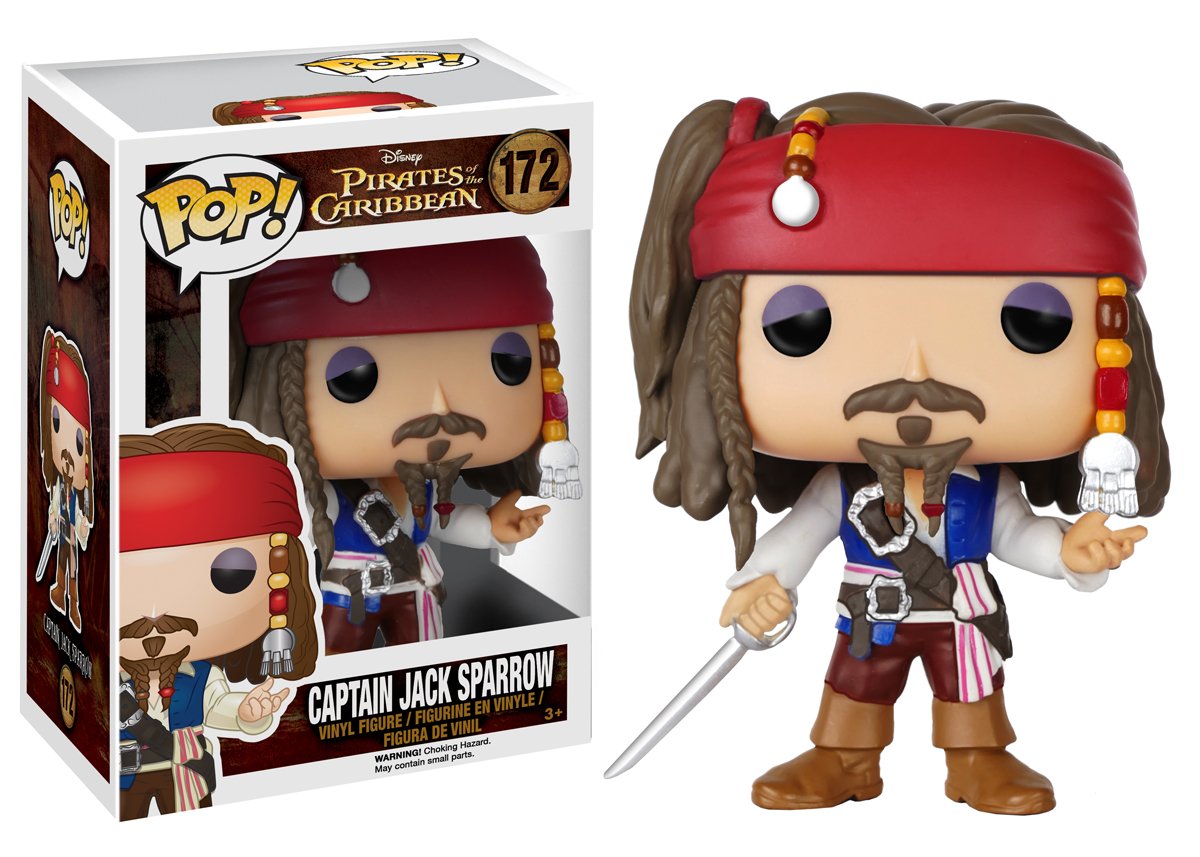 Captain Jack Sparrow - #172 - Disney Pirates Of The Caribbean - Funko Pop