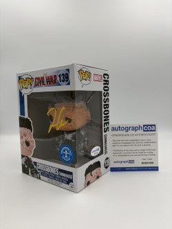 Crossbones (Unmasked) - #139 - Funko Pop! - Marvel - Civil War - Signed By Frank Grillo - Certified By Autographcoa
