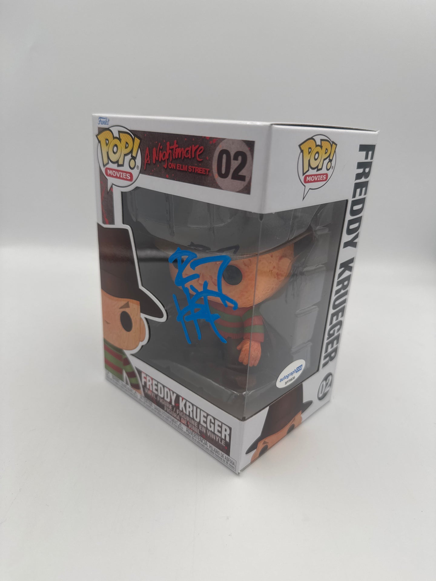 Freddy Krueger - #02 - Funko Pop! - A Nightmare on Elm Street - Signed By Renny Harlin - Autographcoa Certified