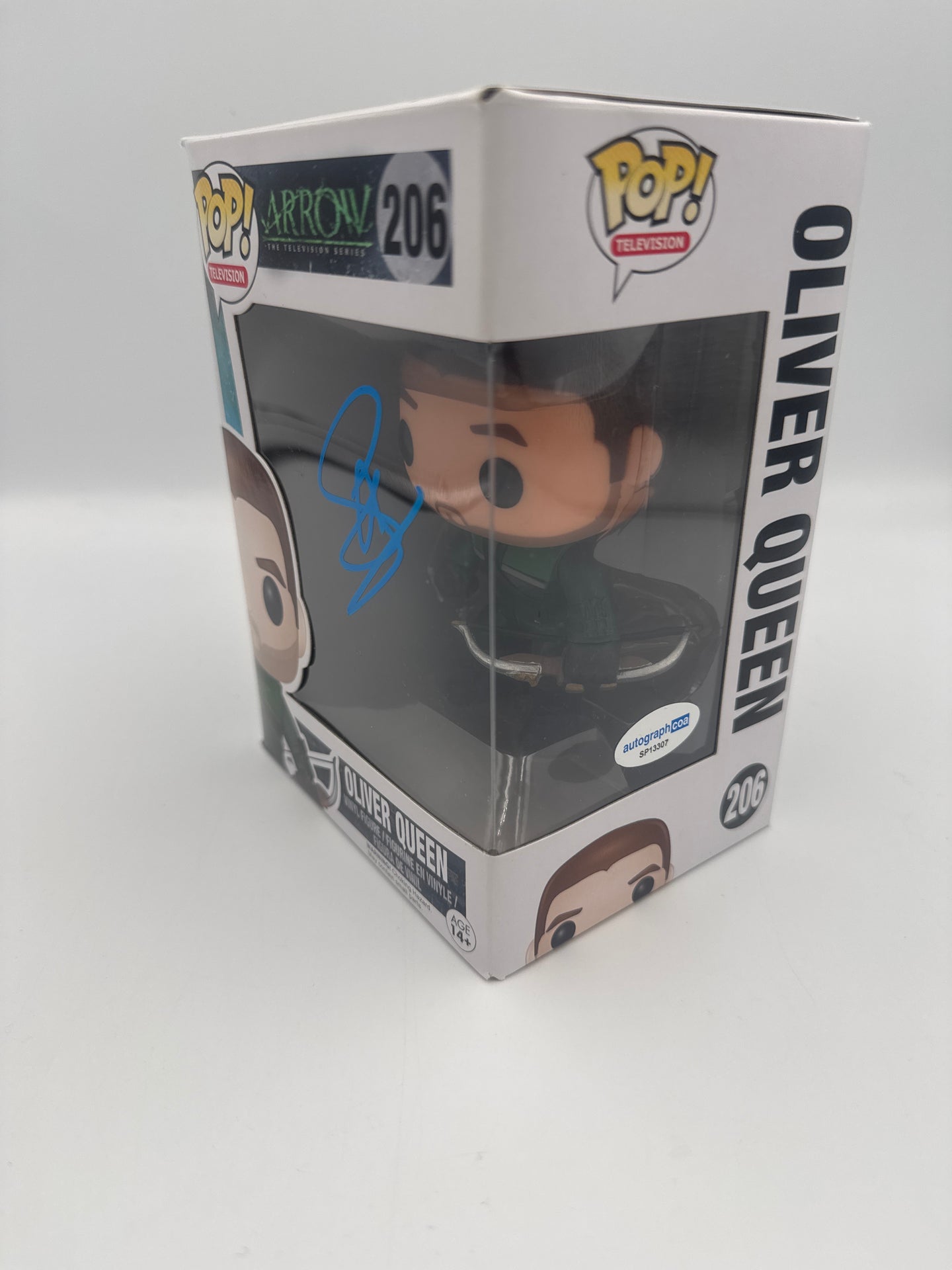 Oliver Queen - #206 - Funko Pop! - Television - Arrow - Signed By Stephen Amell - Autographcoa Certified Funko Pop!