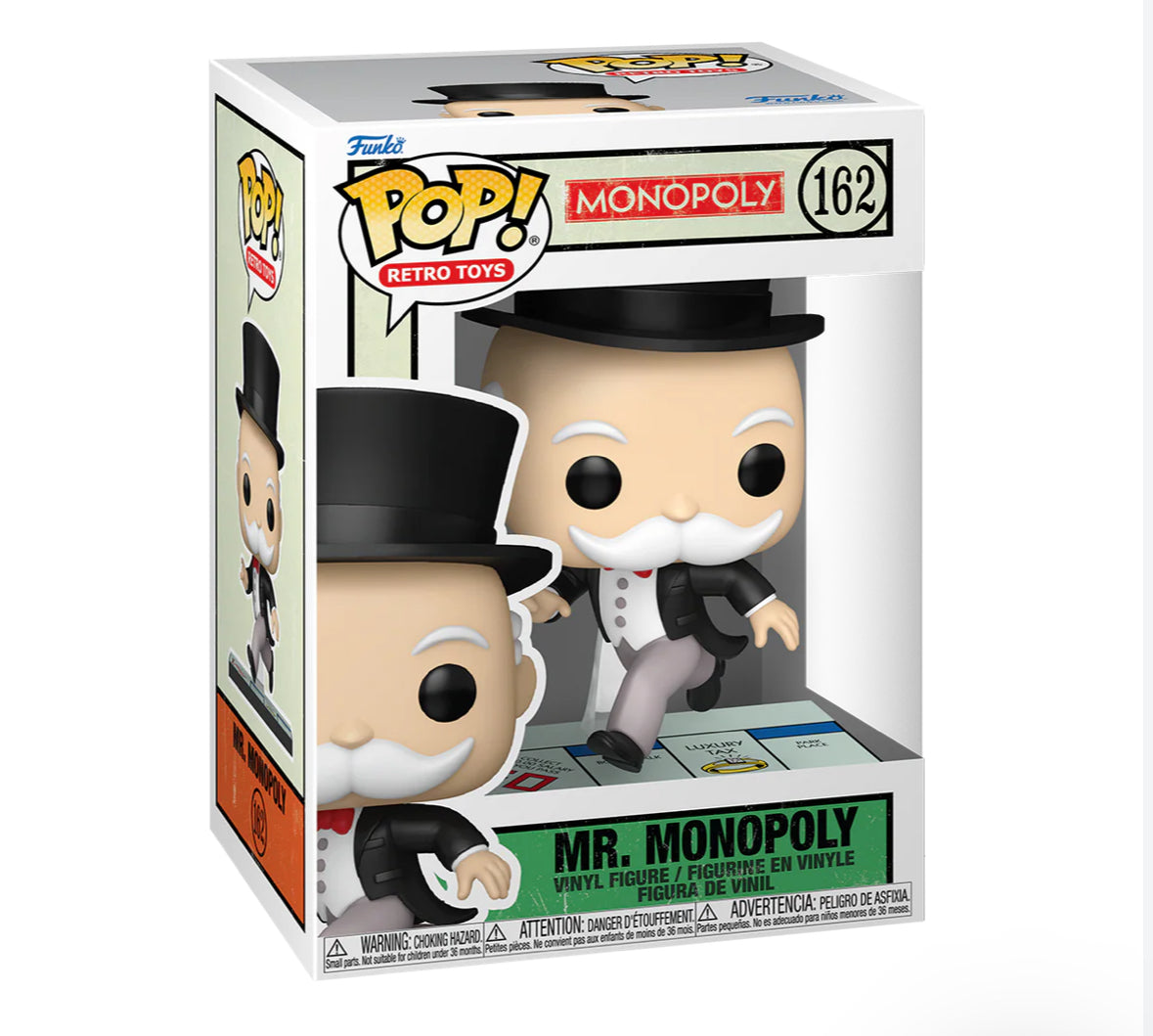 Mr Monopoly - #162 - Funko Pop! - Monopoly Pass Go - Retro Toys