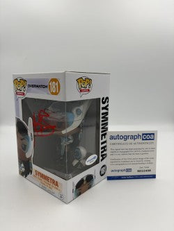 Symmetra - #181 - Funko Pop! - Game - Overwatch - Signed by Anjali Bhimani - Certified Autographcoa