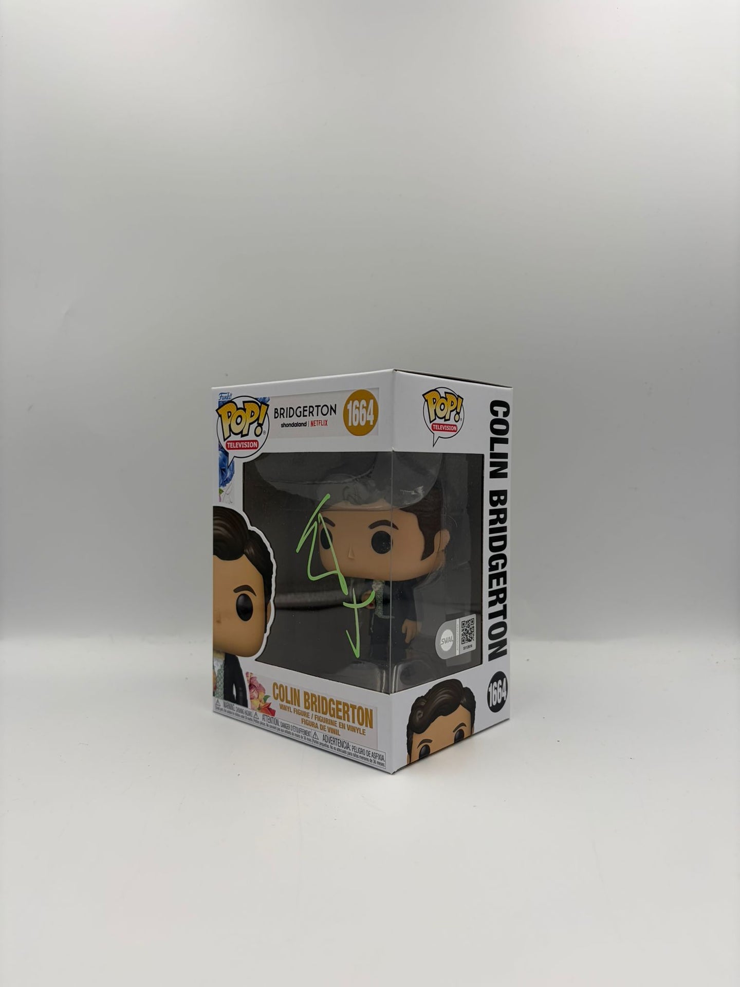 Colin Bridgerton - #1664 - Brindgerton - Signed By Luke Newton - SWAU Certified Funko Pop!