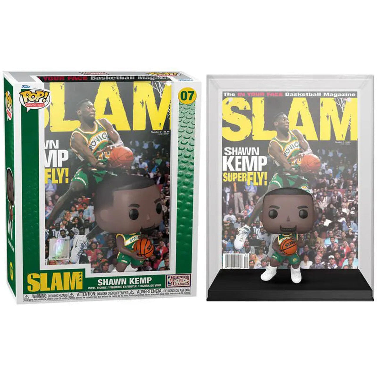Funko NBA Cover: SLAM - Shawn Kemp - #07 - Funko POP!