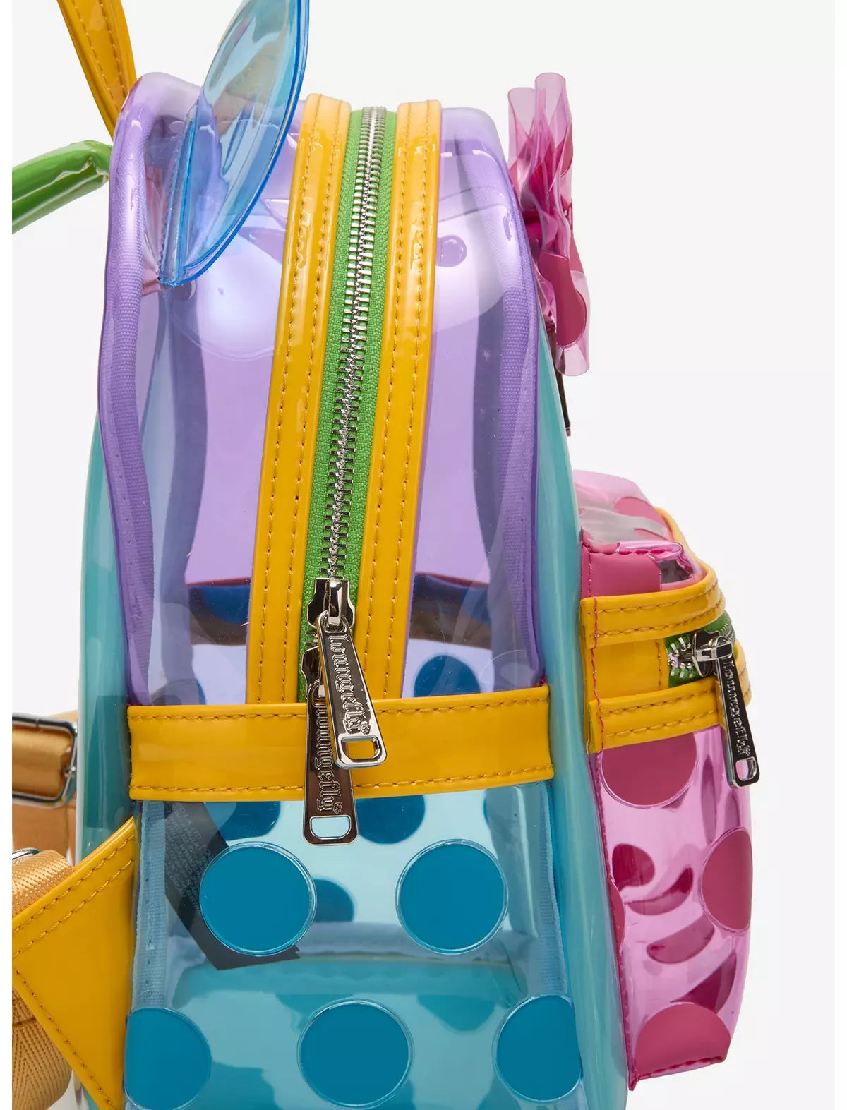 Disney Minnie Mouse Polka Dot Colorblock Ears Mini Backpack - Loungefly