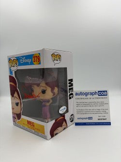 Meg - #379 - Funko Pop! -Disney- Hercules - Signed by Susan Egan - Certified By Autographcoa