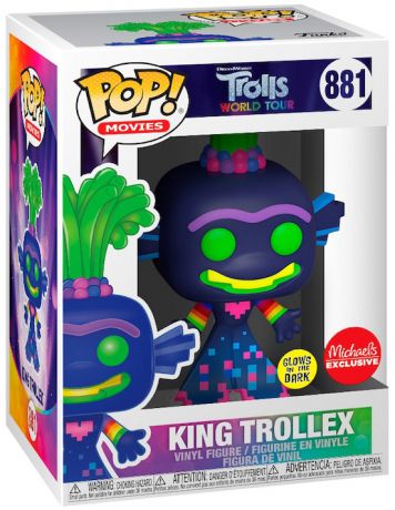 Trolls King Trollex Glow - #881 - Funko POP! US Michaels Exclusive