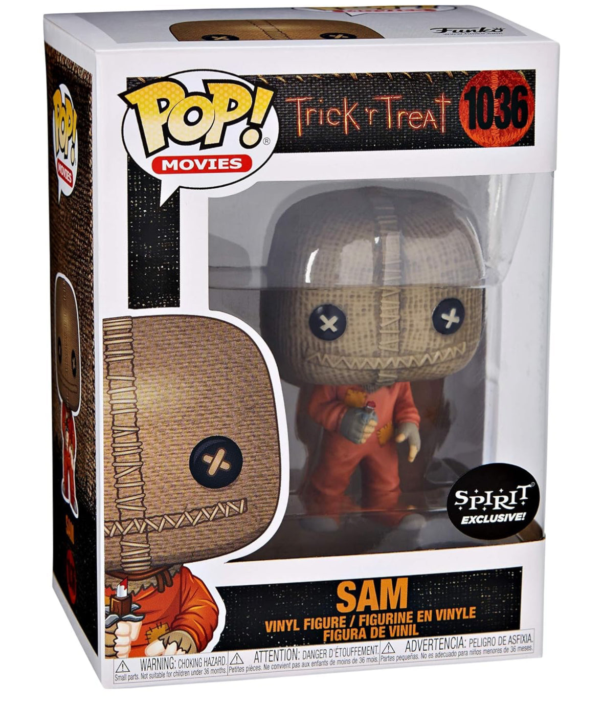 Sam - #1036 - Funko Pop! - Trick or Treat - Horror - Spirt Exclusive