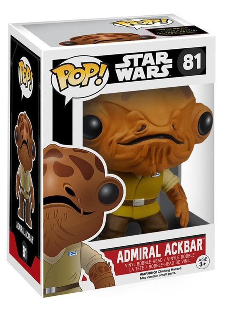 Pop! Vinyl Star Wars Admiral Ackbar Figure - The Force Awakens #81
