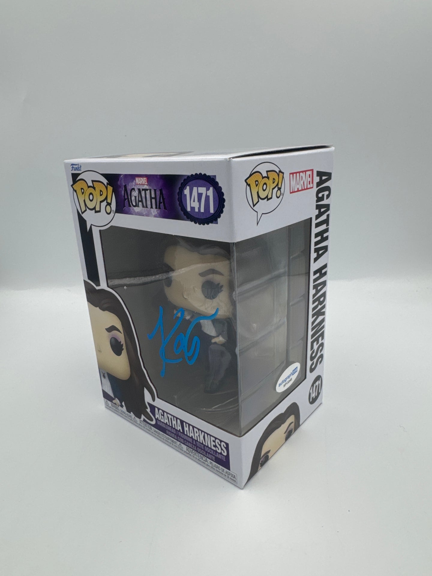 Agatha Harkness - #1471 - Funko Pop! - Marvel - Agatha - Signed By Kathryn Hahn -Certified by Autographcoa