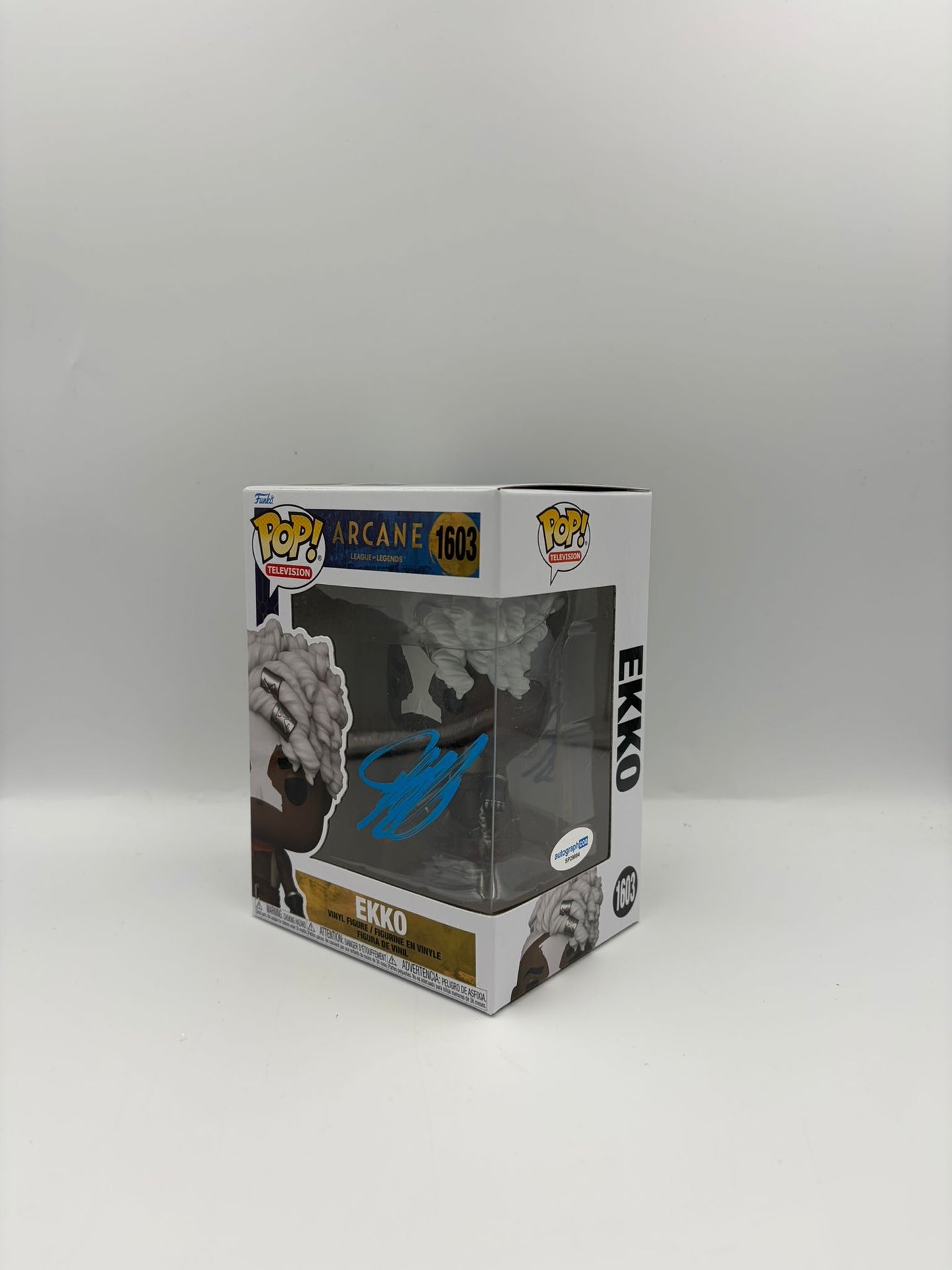 Ekko - #1603 - Arcane - Signed By Reed Shannon - Autographcoa Certified Funko Pop!