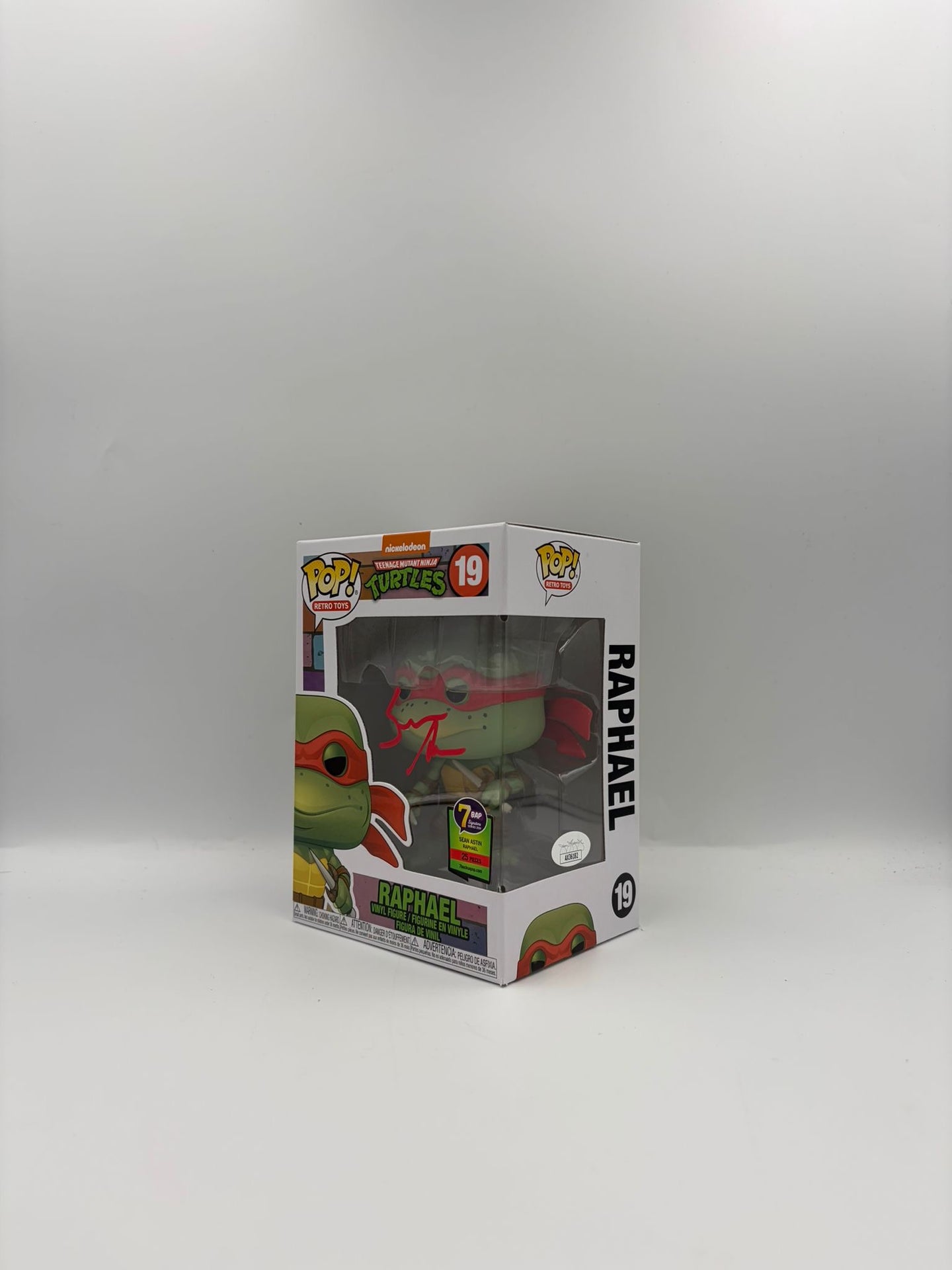Raphael - #19 - TNNT - Signed By Sean Astin - 7BAP Certified Funko Pop!