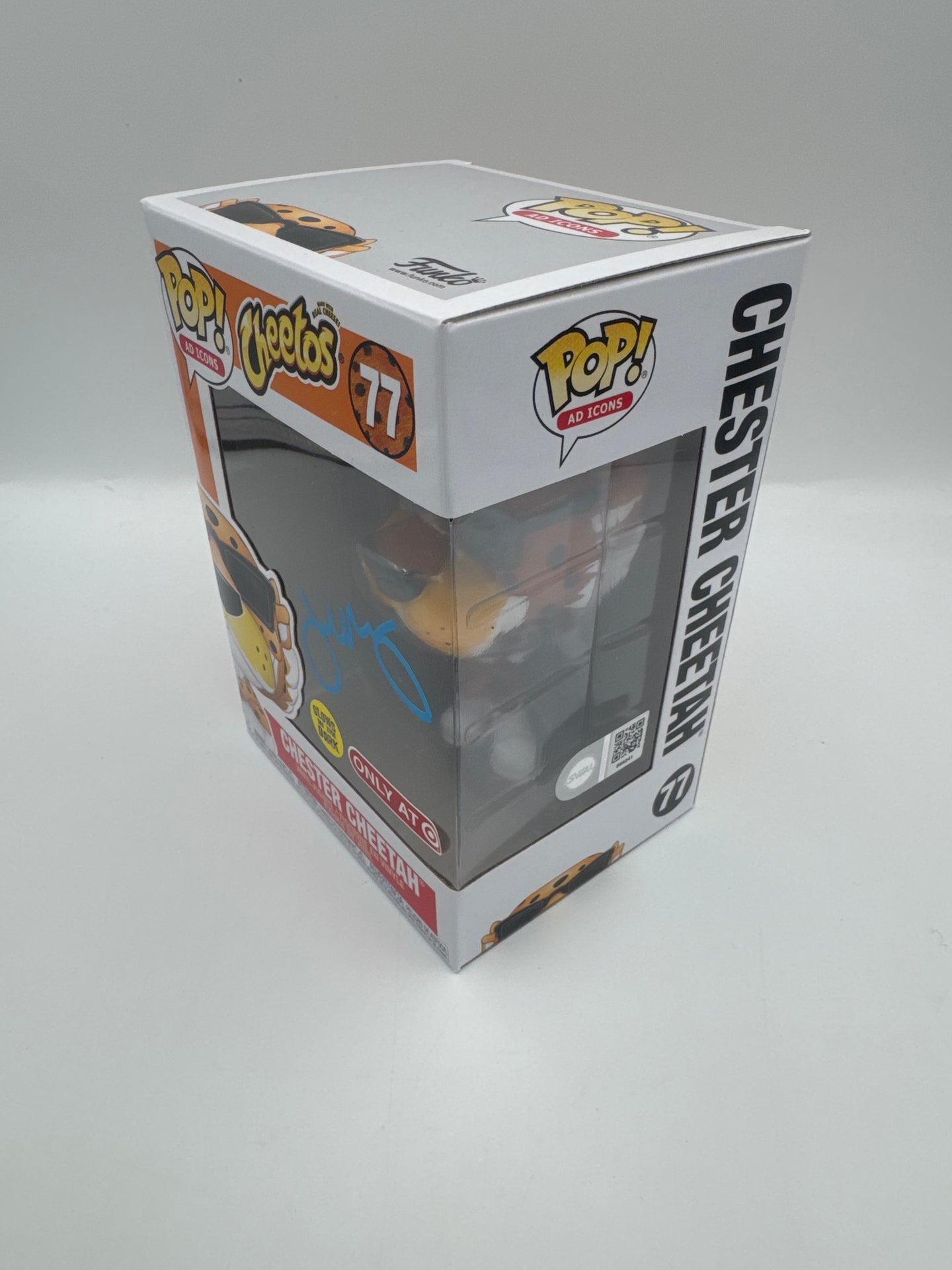 Chester Cheetah - #77 - Funko Pop! - Ad-Icons - Cheetos - GITD - Target Exclusive - Signed By Joel Murray - Certified By SWAU