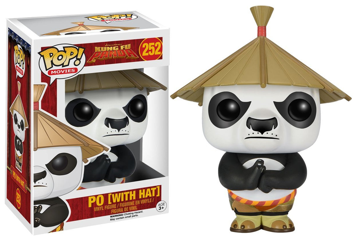 Pop! Kung Fu Panda Po With Hat - #252 - Funko POP!