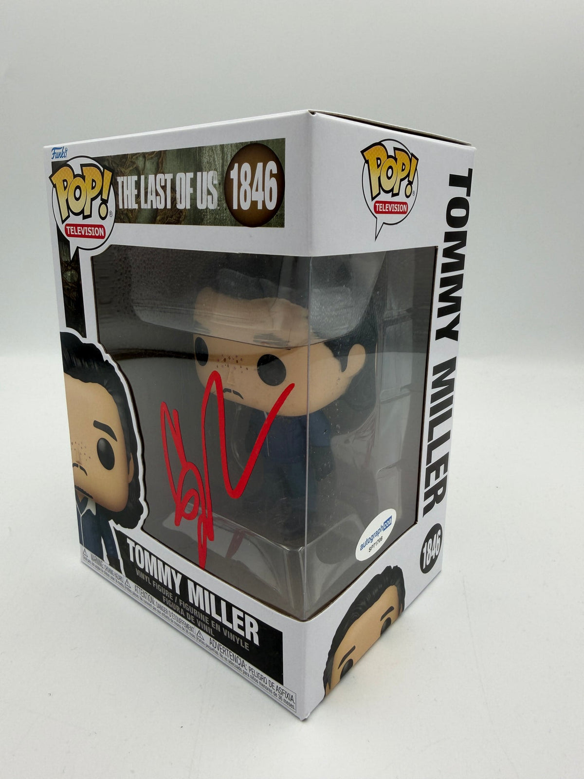 Tommy Miller - #1846 - Funko Pop! - Last of us - Signed Gabriel Luna - ACOA Certificate