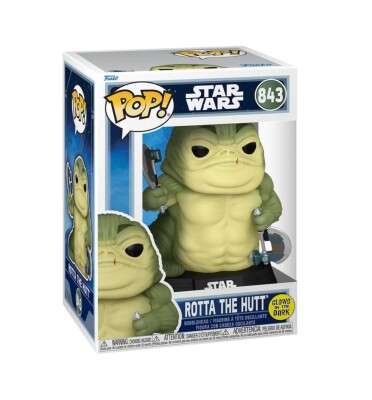 Star Wars Rotta The Hutt - #843 - Funko POP! Glow In The Dark
