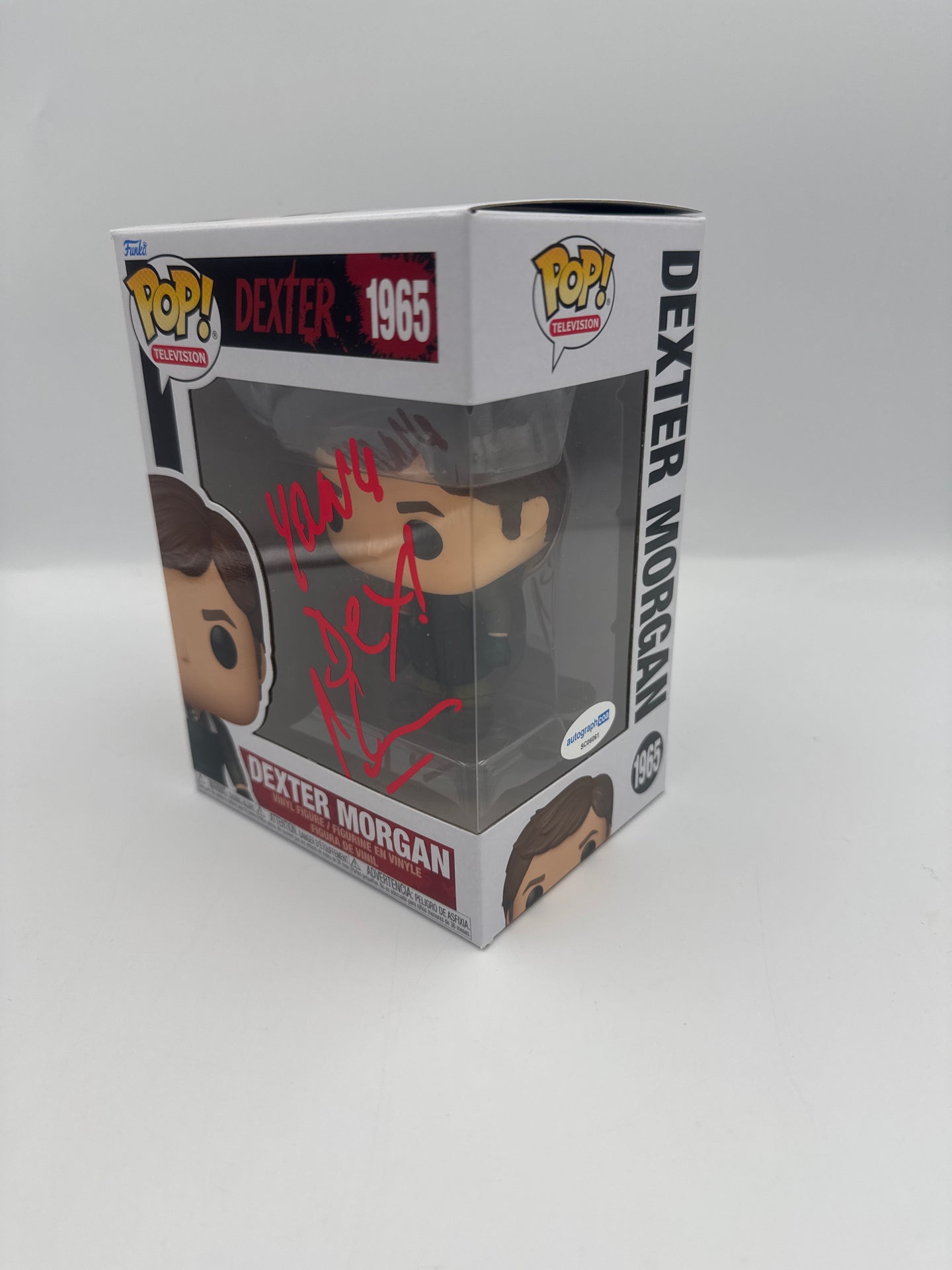 Dexter Morgan - #1965 - Funko Pop! - Television - Dexter Signed By Patrick Gibson - Autographcoa Certified Funko Pop!
