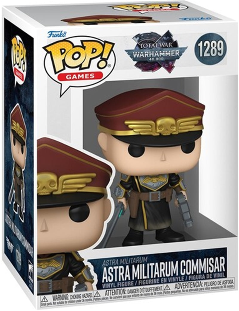 Games Total War: Warhammer 40,000 Astra Militarum Commisar - #1289 - Funko POP!