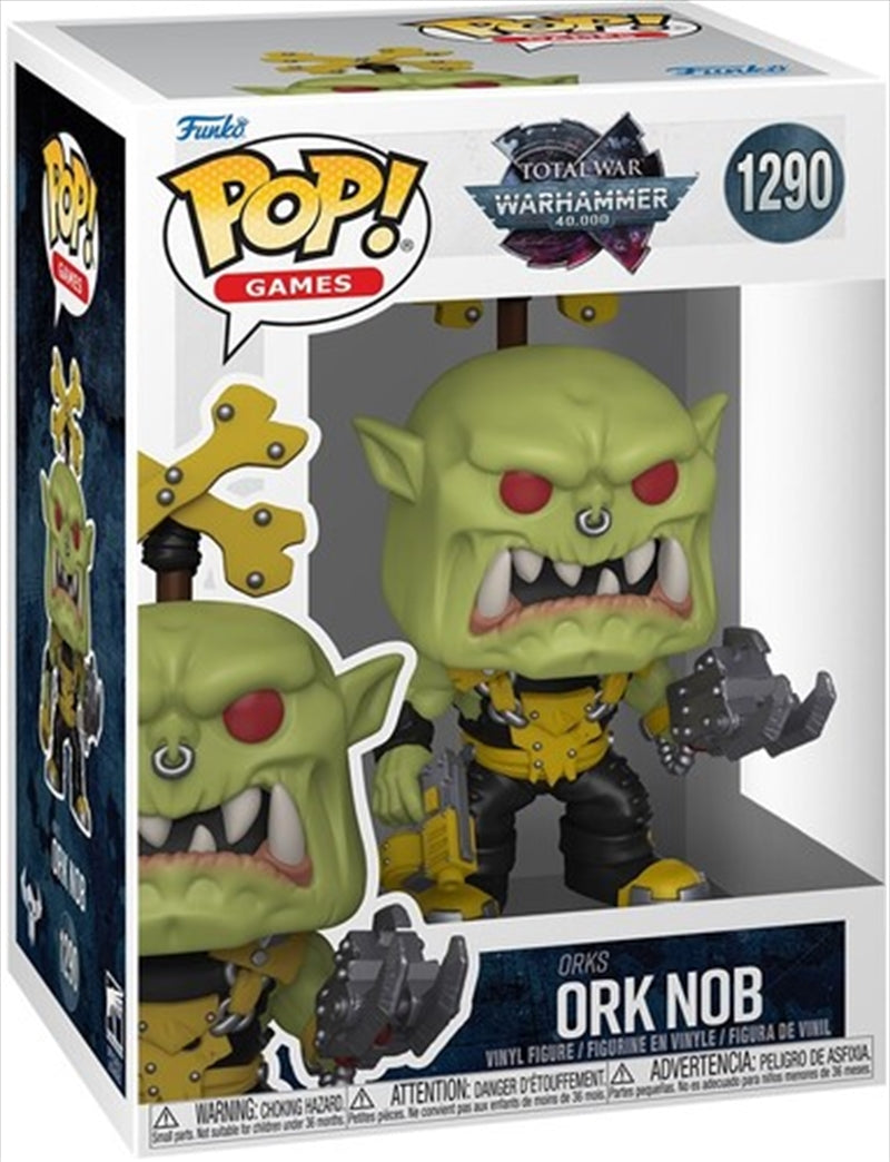 Games Total War: Warhammer 40,000 Ork Nob - #1290 - Funko