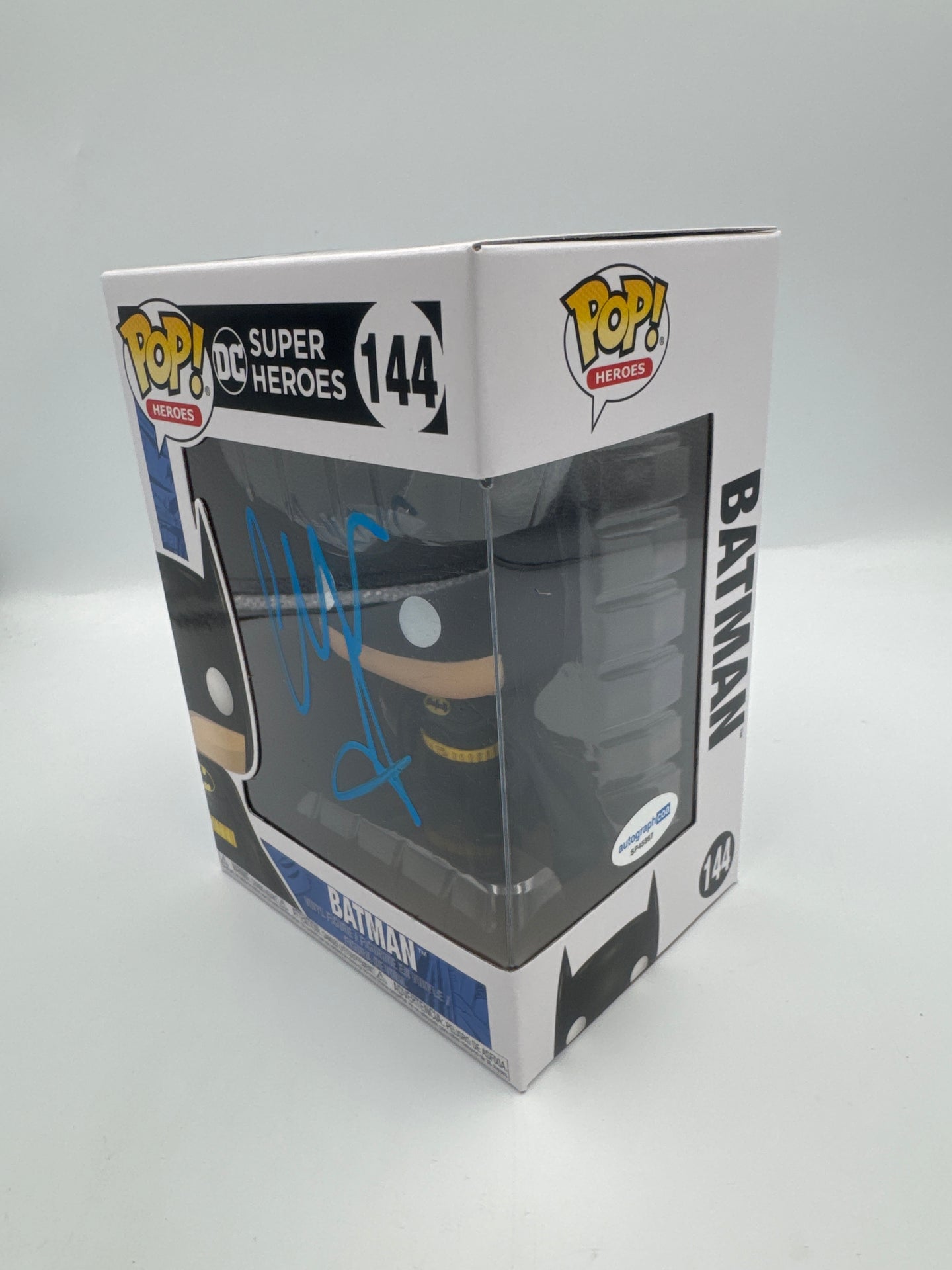 Batman - #144 - Funko Pop! - Heroes - DC Super Heroes - Signed By Christian Bale - Certified By Autographcoa