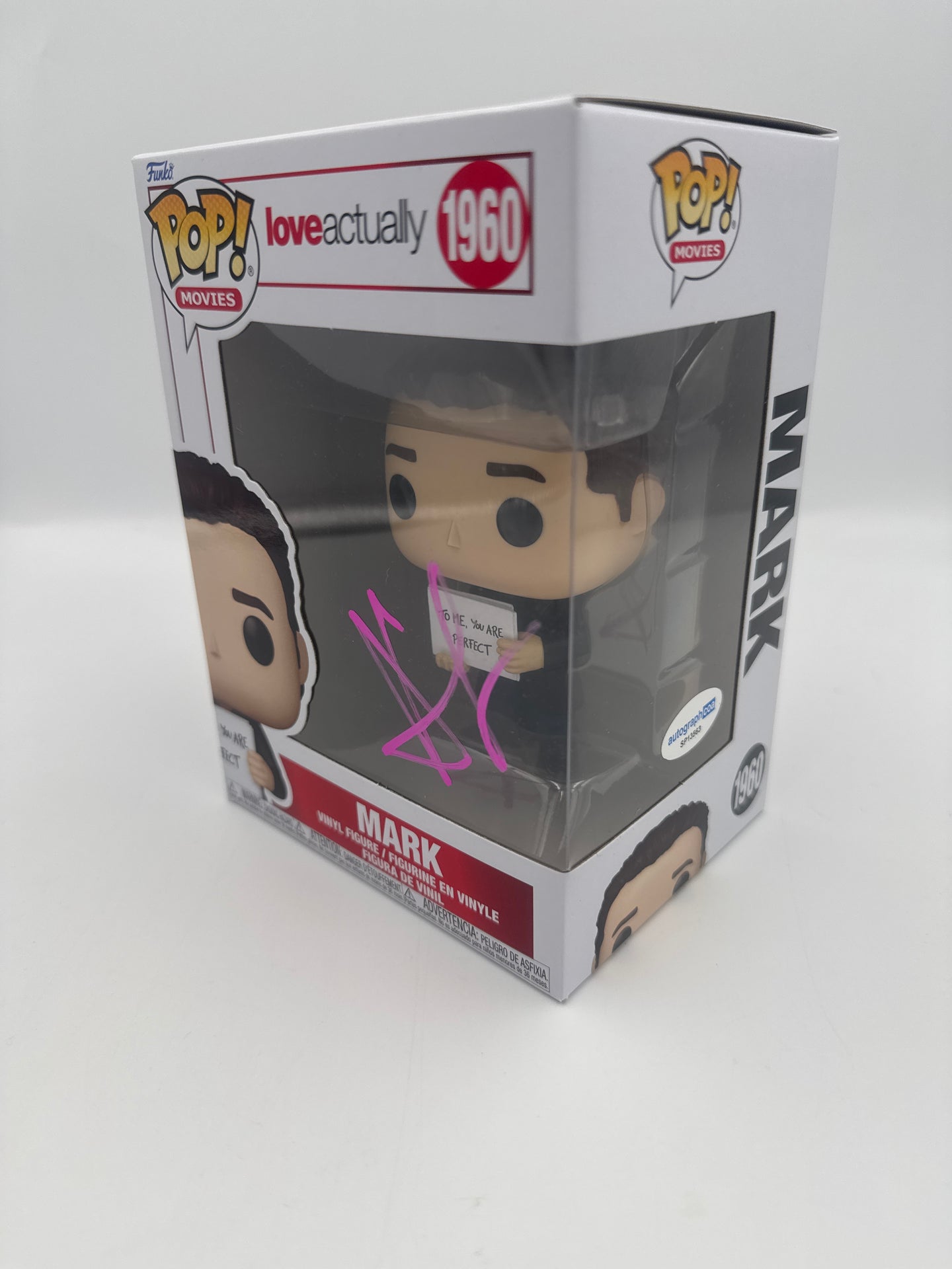 Mark - #1960 - Love Actually - Signed By Andrew Lincoln - Autographcoa Certified Funko Pop!