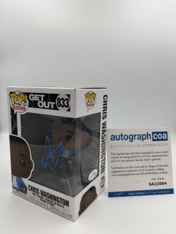 Chris Washington - #833 - Funko Pop! - Movies - Get Out - Signed By Daniel Kaluuya - Certificated Autographcoa