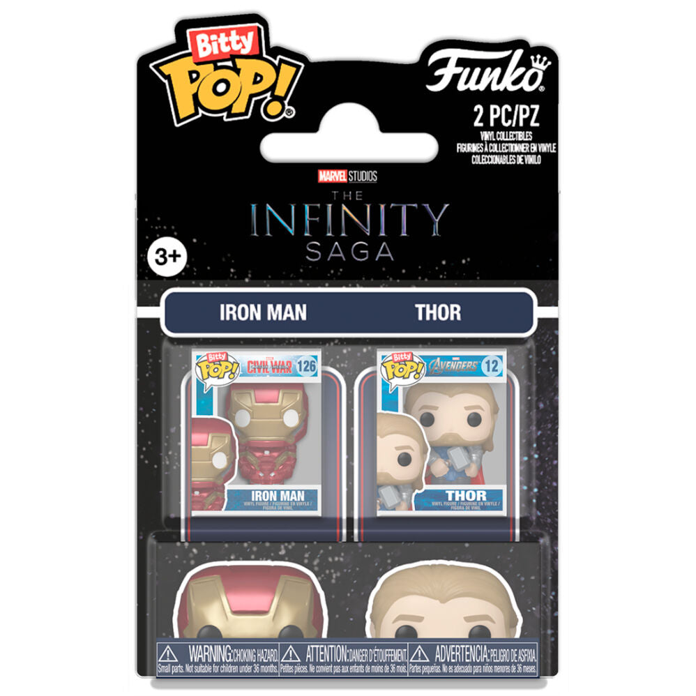 Bitty 2 Pack Marvel IS Iron Man & Thor - Funko POP!