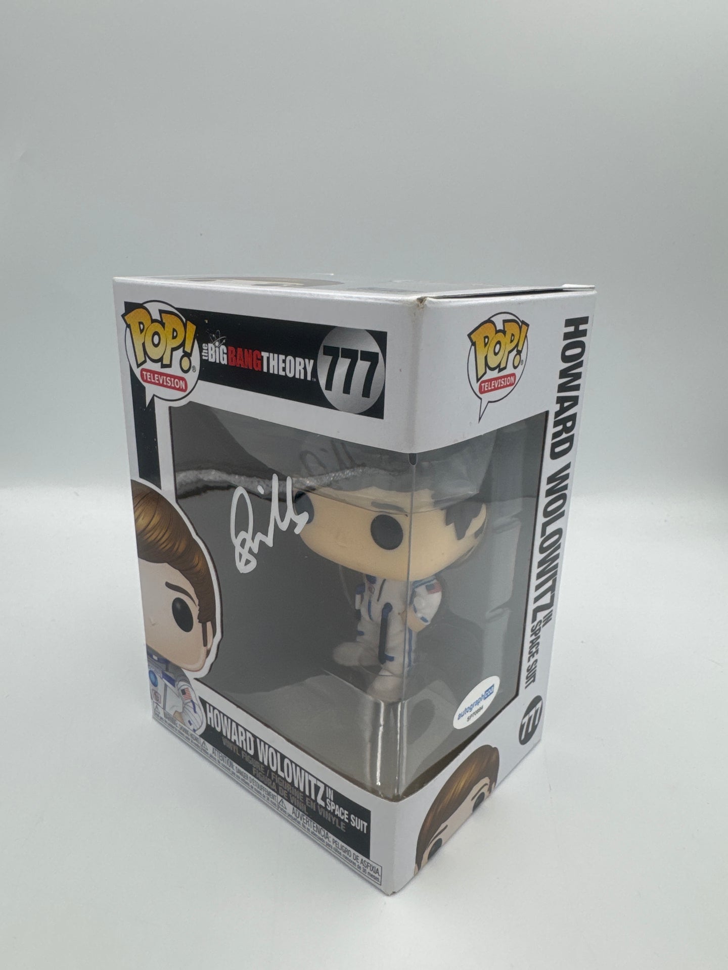Howard Wolowitz In Space Suit - #777- Funko Pop! - Big Bang Theory - Signed By Simon Helberg In Space Suit - Autographcoa Certified
