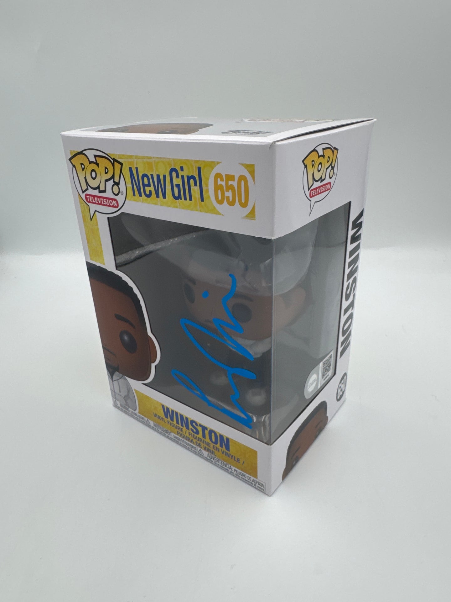 Winston - #650 - Funko Pop! - Television - New Girl - Signed By Lamorne Morris - SWAU Certified Funko Pop!