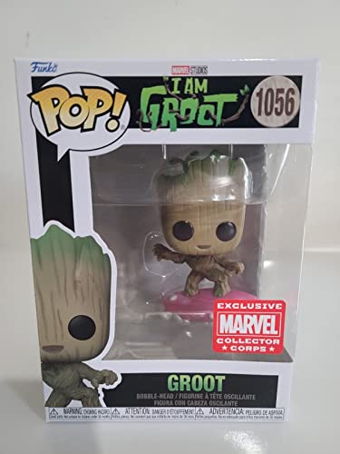 Marvel 1056 I Am Groot Bobble-Head - #1056 - Funko POP! Marvel Collector Corps Exculsive