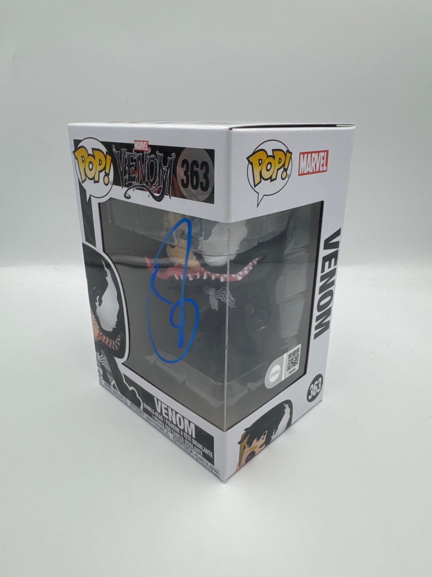 Venom - #363 - Funko Pop! - Marvel - Venom - Signed By Tom Hardy - Certified By SWAU