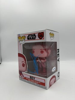 Rey - #588 -Funko POP! - Star Wars - Signed By JJ Abrams - Certified By Autographcoa
