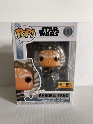 Star Wars Ahsoka Tano With Dual Lightsabers - #680 - Funko Pop! Exclusive Figure